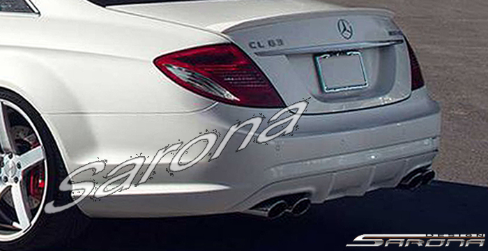 Custom Mercedes CL Rear Add-on  Coupe Rear Add-on Lip (2007 - 2014) - $290.00 (Part #MB-003-RA)
